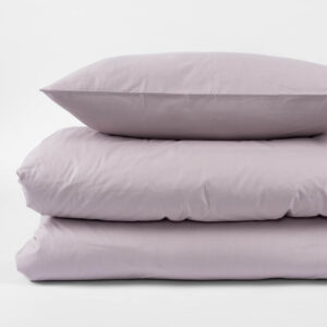 Pościel perkalowa z bawełny w kolorze różu kwitnącej wiśni VON SCHÜTZ