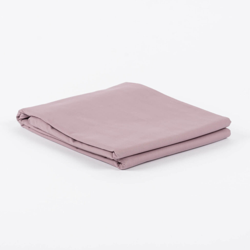 Perkal Betttuch Malva Altrosa Baumwolle VON SCHÜTZ