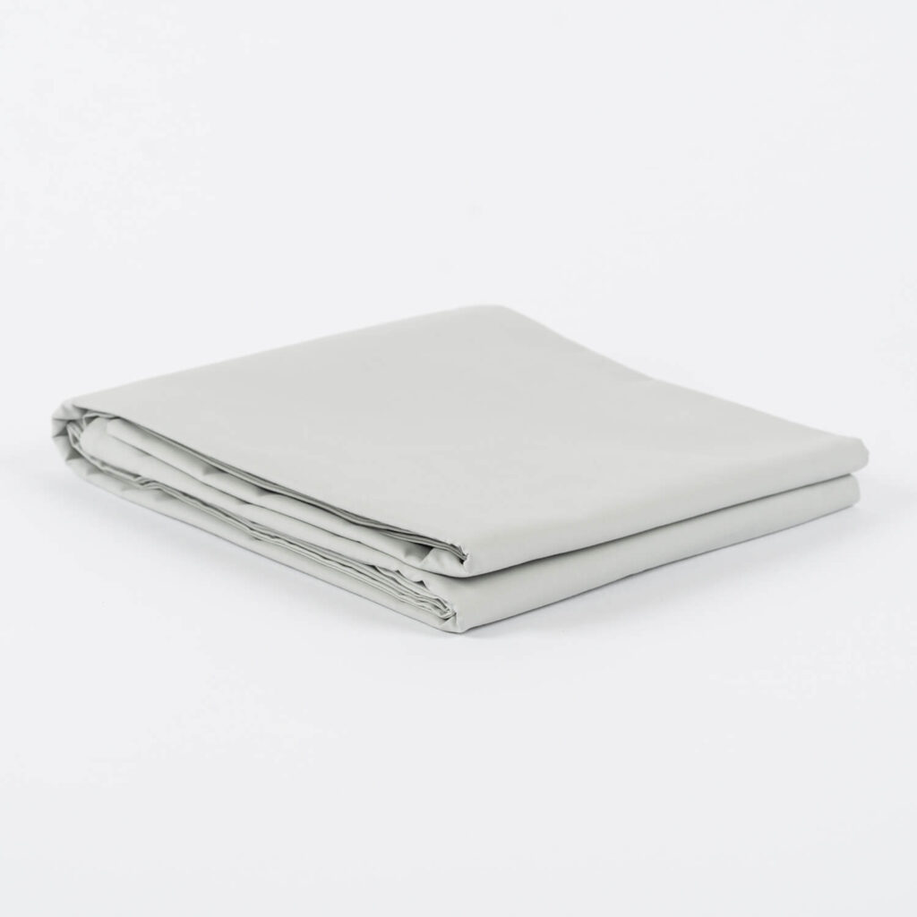 Perkal Betttuch Perl hellgrau Baumwolle VON SCHÜTZ