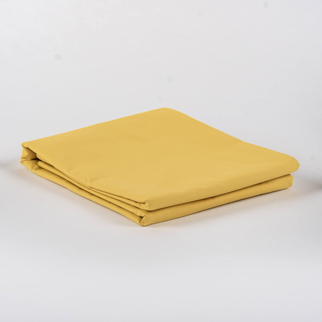 Perkal Betttuch Ocker Gelb Baumwolle VON SCHÜTZ