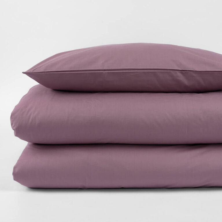 Percale bedding old rose malva cotton VON SCHÜTZ