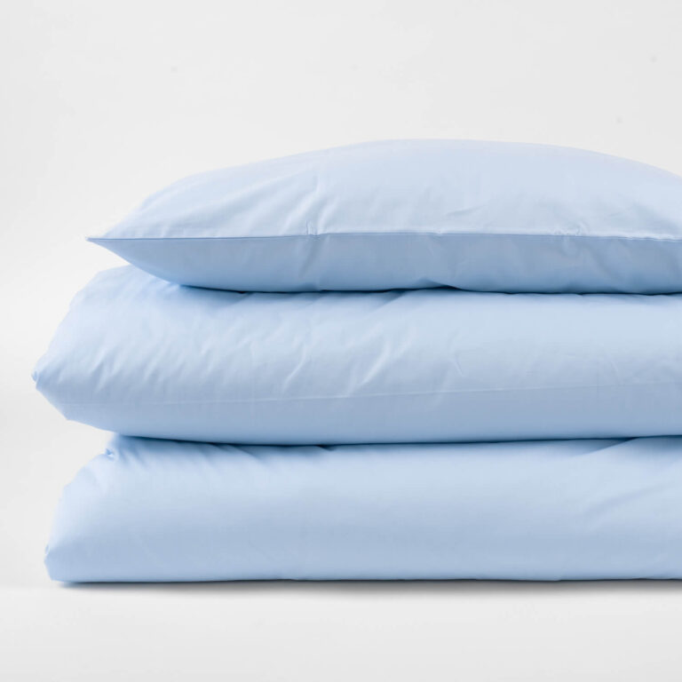 Perkal Bettwäsche Azur Hellblau Baumwolle VON SCHÜTZ