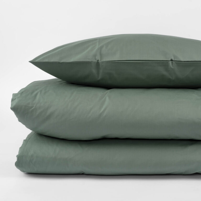 Percale bedding sage green cotton VON SCHÜTZ