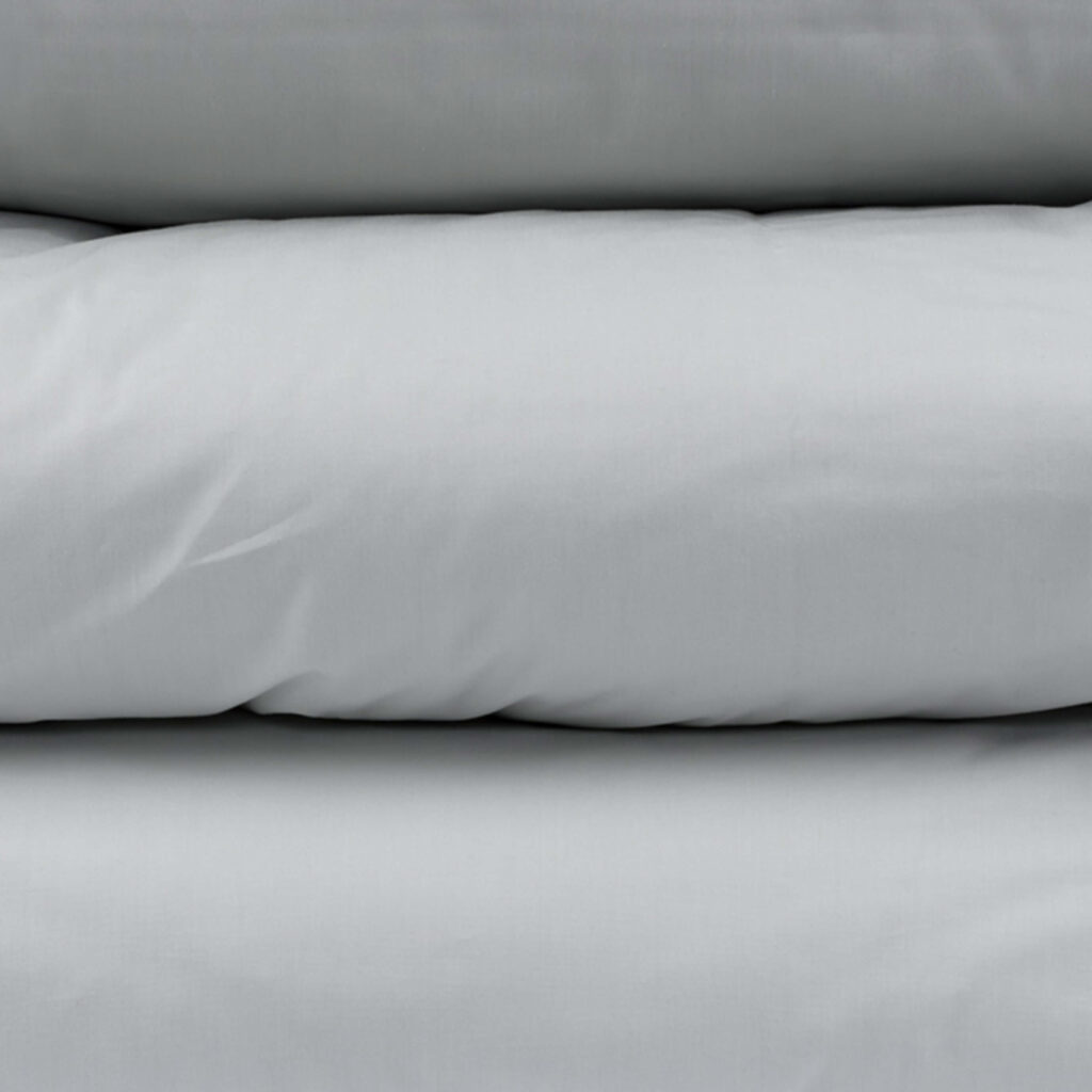 Perkal Spannbettlaken Perl hellgrau Baumwolle VON SCHÜTZ