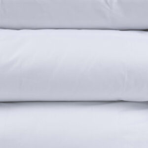 Prześcieradło perkalowe z gumką z czystej bawełny w kolorze białym VON SCHÜTZ