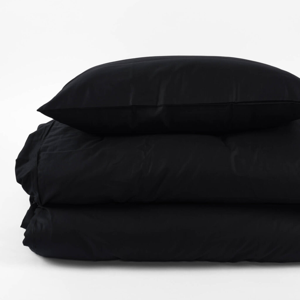 Mako Satin Bettwäsche schwarz VON SCHÜTZ