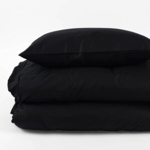Czarna pościel z makosatyny VON SCHÜTZ